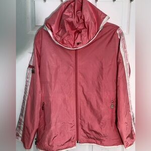 💕🤍💕Chanel Monogram Zip Up Hoodie Jacket. Sz M